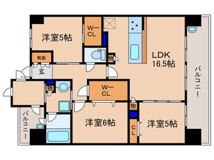 ｴｽﾃﾑｺｰﾄ大津におの浜（1201）の物件間取画像